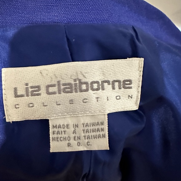 Beautiful Vintage Royal Blue Liz Claiborne Blazer - Picture 6 of 6